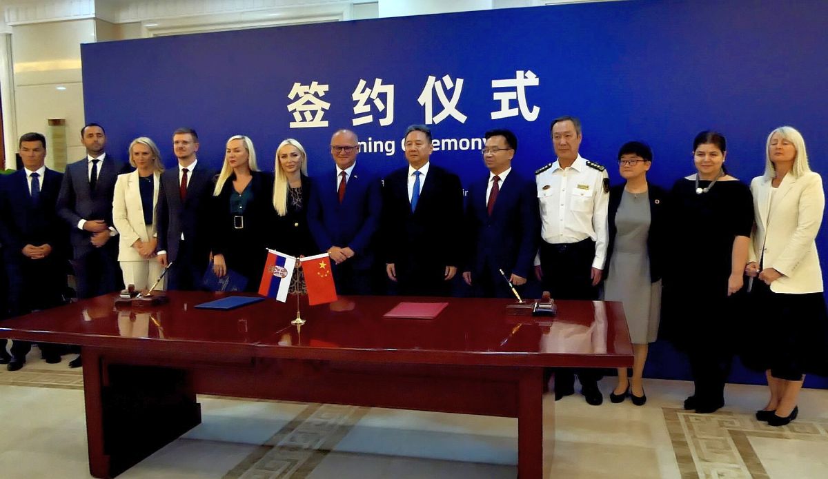 Србија и Кина потписале Споразум о међусобном признавању овлашћења помораца