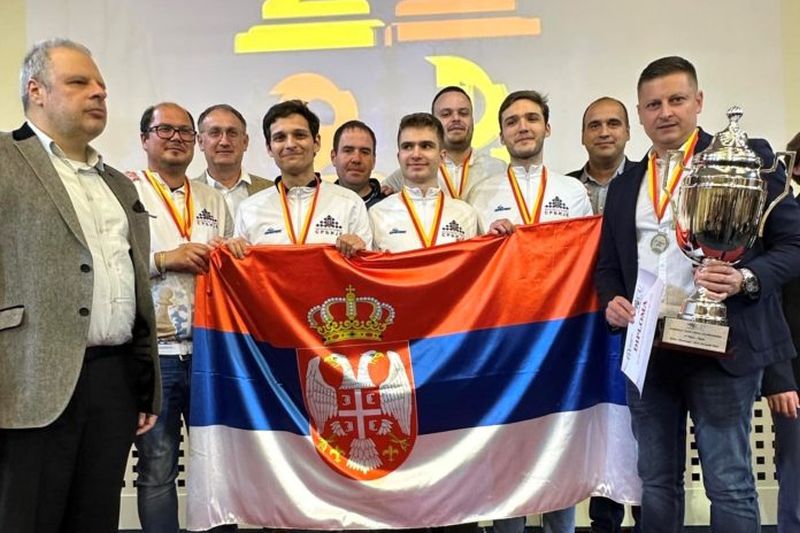 Шахисти Србије освојили златну медаљу на ЕП у Будви