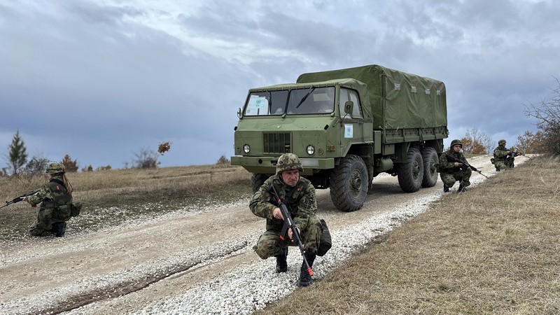 Обука јединице Војске Србије за заштиту мировних снага у Либану