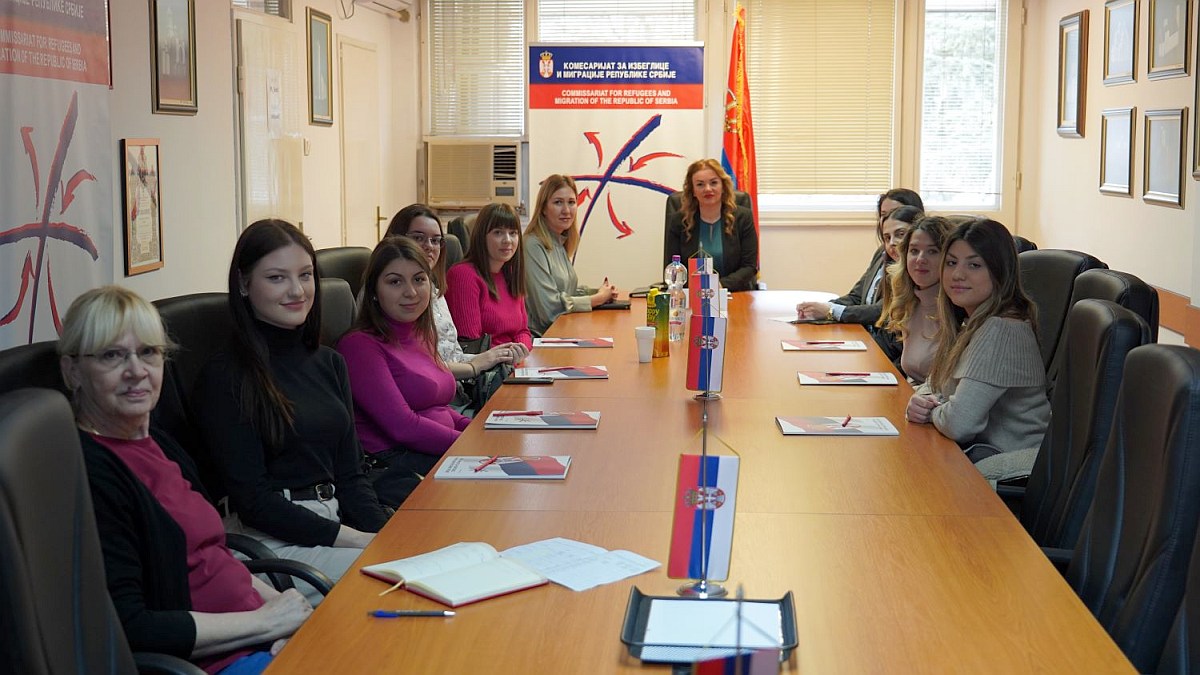 Седам студената Београдског универзитета на стручној пракси у КИРС