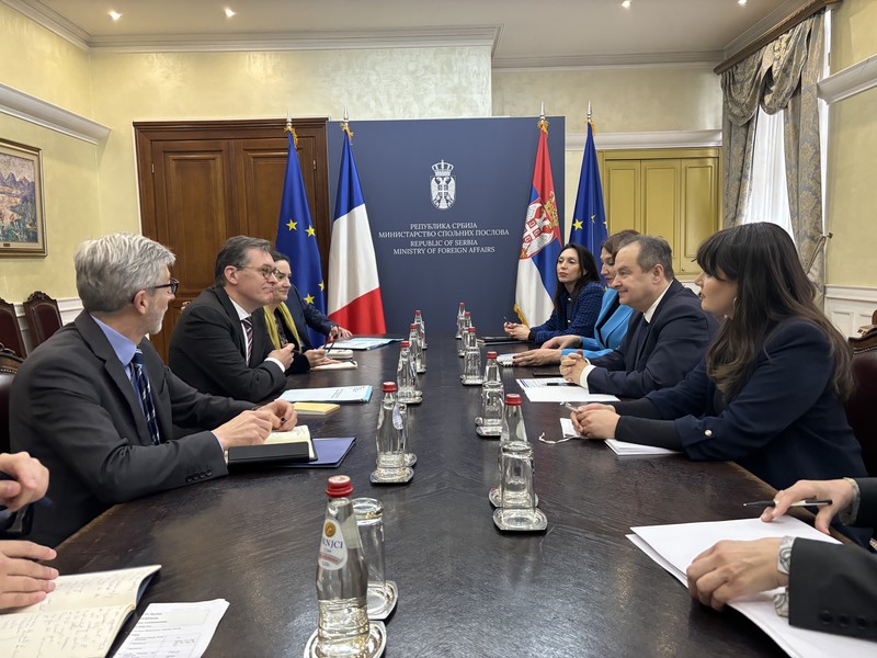 Србијa опредељена за даље унапређење политичког дијалога са Француском