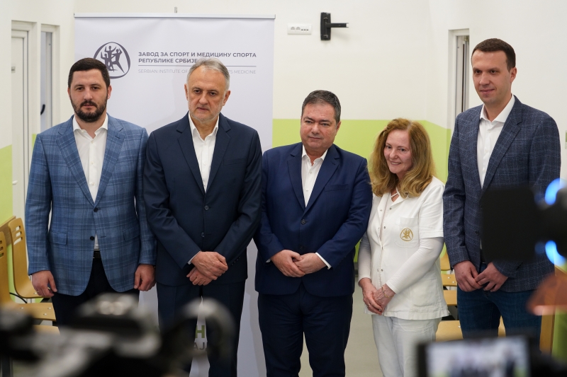 Отворена реновирана амбуланта Завода за спорт у СРЦ „Ташмајданˮ