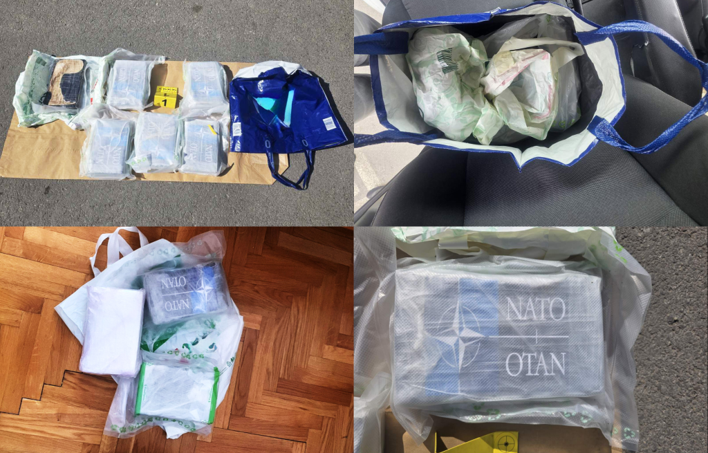 Ухапшене две особе и заплењено десет килограма кокаина