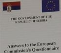 Цветковић у Бриселу предао одговоре на Упитник ЕК