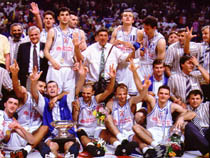 Кошаркаши Југославије - шампиони Европе 1995.