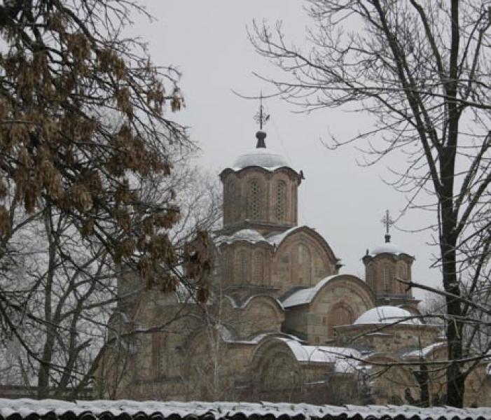 Слике из манастира Грачаница